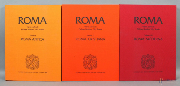 Roma, opera grafica di Philippe e Felix Benoist, vol. III, Sandro Maria Rosso Editore, 1987.