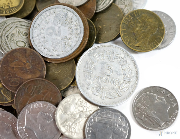 Lotto di monete del XX secolo, Paesi vari