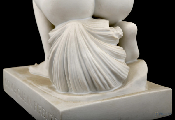 Venere della conchiglia, Richard Ginori, scultura in biscuit, inizi del XX secolo secolo, cm 30x1...