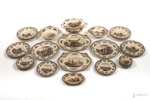 Servizio Johnson Bros England - Old Britain Castles, XX secolo, (difetti)