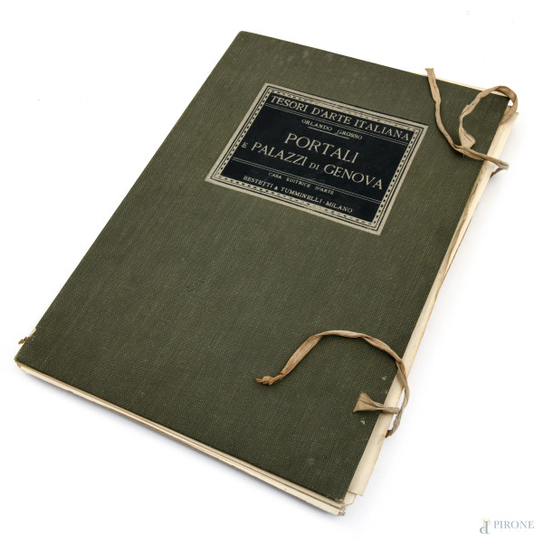 Orlando Grosso, Portali e Palazzi di Genova, Bestetti e Tumminelli, Milano, (segni di usura)