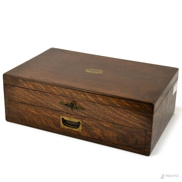 Servizio di posate da 12 persone in Sheffield e osso Frank Cobb & Co., XX secolo