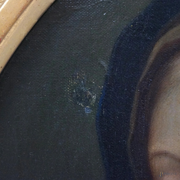 Seguace di Onorio Marinari (Firenze, 1627 – Firenze, 1715), Madonna, olio su tela, cm 57.5x46, XI...