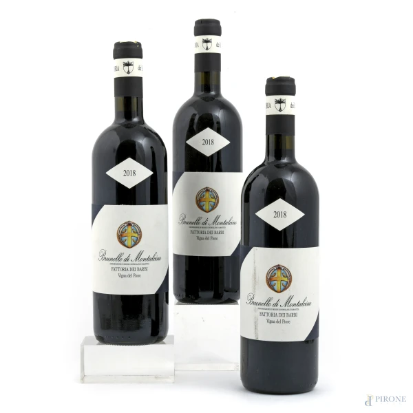 Brunello di Montalcino DOCG Vigna del Fiore, Fattoria dei Barbi, 2018