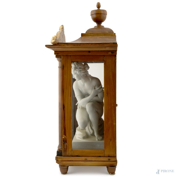 Venere della conchiglia, Richard Ginori, scultura in biscuit, inizi del XX secolo secolo, cm 30x1...
