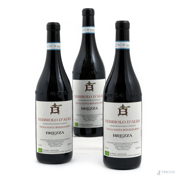 Nebbiolo d'Alba Vigna Santa Rosalia DOC, Brezza, 2019