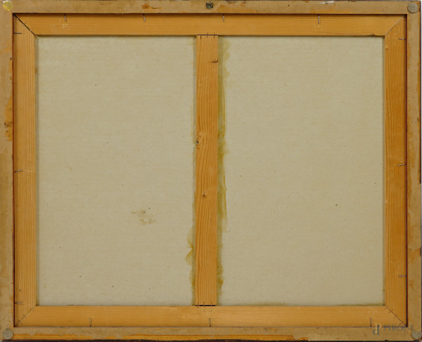 Piazza d'Italia, litografia a colori, firmato in basso a destra G. de Chirico, esemplare 200/300,...