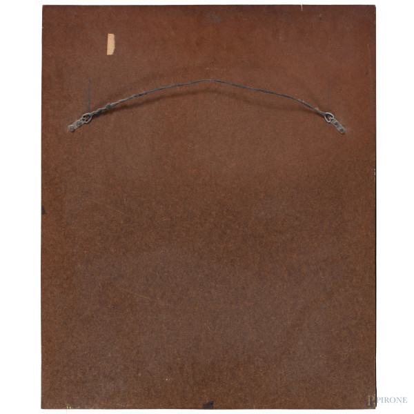 Nudo di donna, disegno a tecnica mista su carta, cm 47x34, firmato e datato "1932" in basso a des...