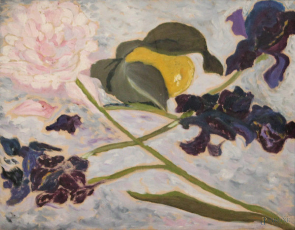 Natura morta , fiori,