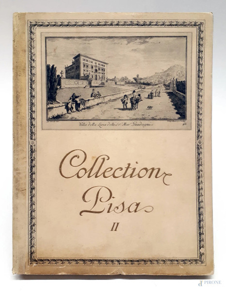 Volume Collection Pisa, prefazione di Ugo Ojetti, edizione rara e introvabile del 1937-XV, tiratura limitata a sole 2000 copie, esemplare numero 1549, condizioni eccellenti con normali segni del tempo