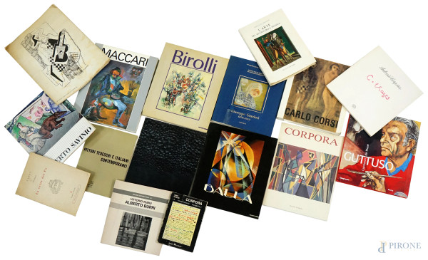 Lotto composto da 16 libri sull'arte 