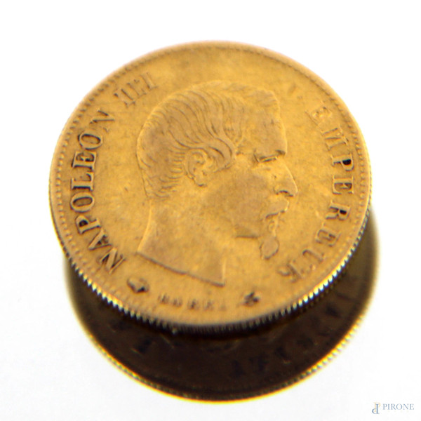 10 Franchi in oro, Napoleone III.