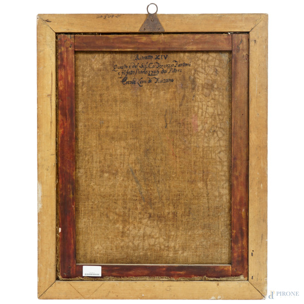 Ercole Lemmi (attivo in Toscana dal 1746 al 1787), Ritratto di gentiluomo, cm 75x55, entro cornic...