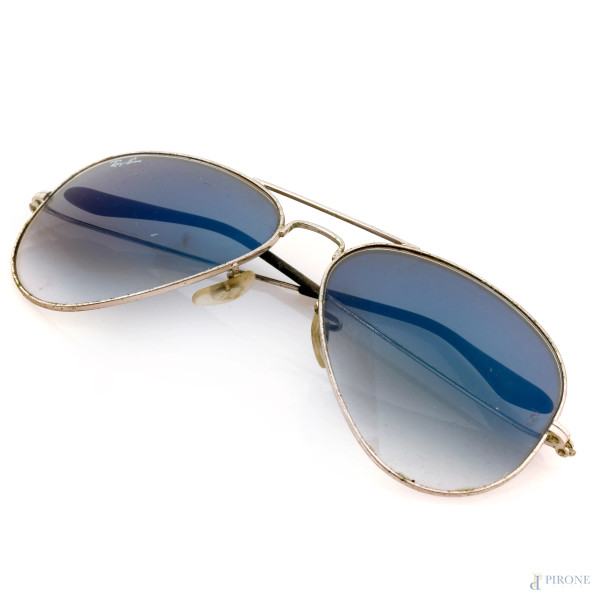 Occhiali Rayban in custodia originale, (difetti e segni di usura)