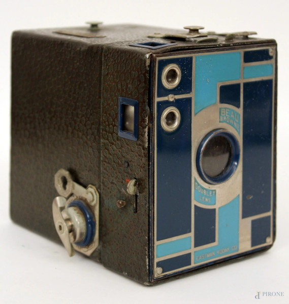 Macchina fotografica Kodak blu.