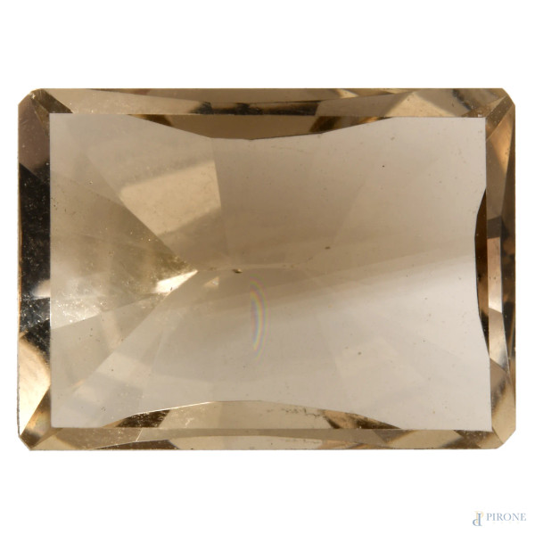 Quarzo fumè, Brasile, ct 6,5, VVS, 14x10,2x6,6