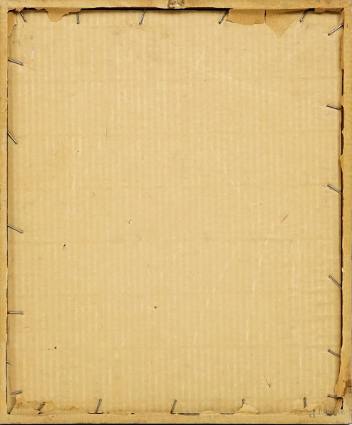 Le mascherine, xilografia, cm 37x30, ES. 22/25, entro cornice