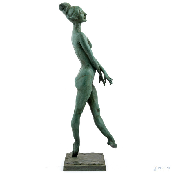 Francesco Messina (1900-1995), Ballerina, scultura in bronzo, es. 109/230, altezza cm 57, firmato...