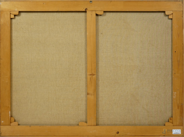 Senza titolo, olio su tela, cm 92x126, firmato e datato Darko MCMLXXIV