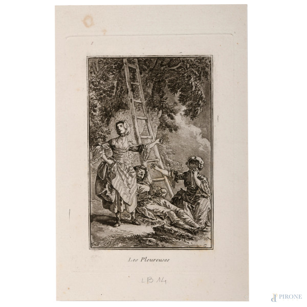 Jean-Baptiste Nicolas Le Prince (1734 – 1781), Coppia di incisioni dalla serie "Femmes de Moscovi...