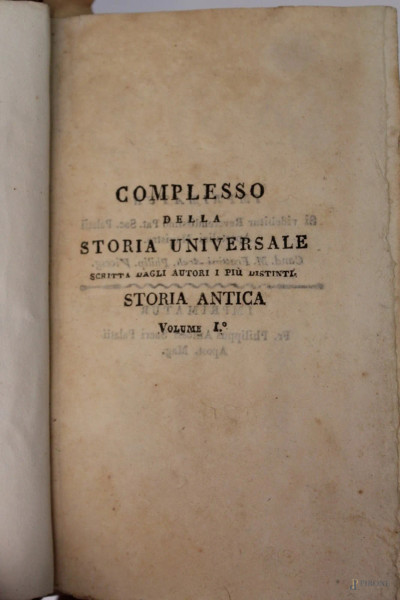 Storia antica del segur, 1821