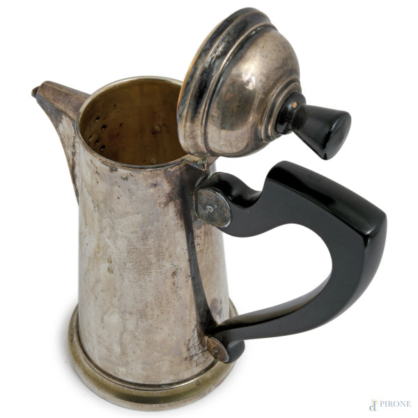 Servizio da the e caffe in argento 800/000 con punzone 29 PD Rino Greggio composto da: