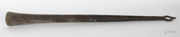 Batacchio da campana in ferro, lunghezza cm.72