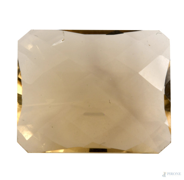 Quarzo fumè, Brasile, ct 8,5, VVS, mm 13,2x16x6