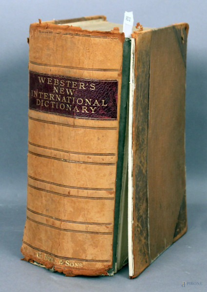 Webster&#39;s New International Dictionary, 1924, (difetti).