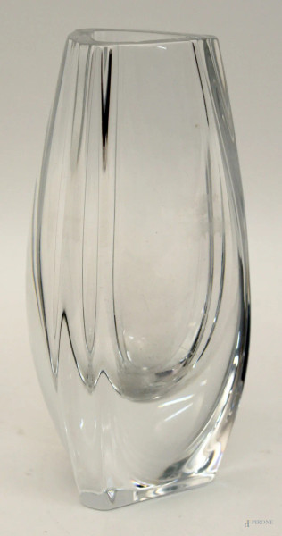 Vasetto in cristallo Baccarat, H 15 cm.