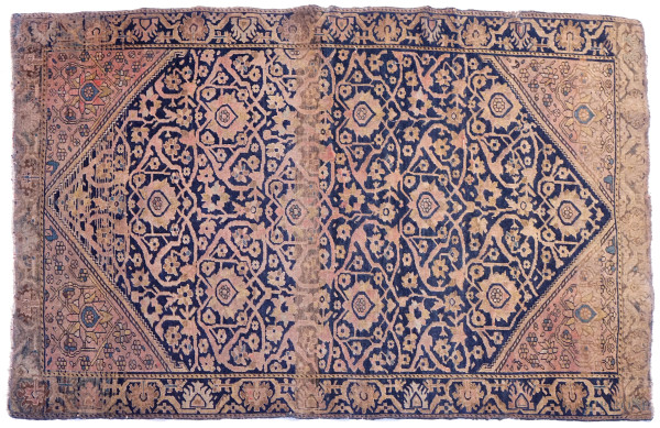 Tappeto persiano, cm 148x106, (difetti)