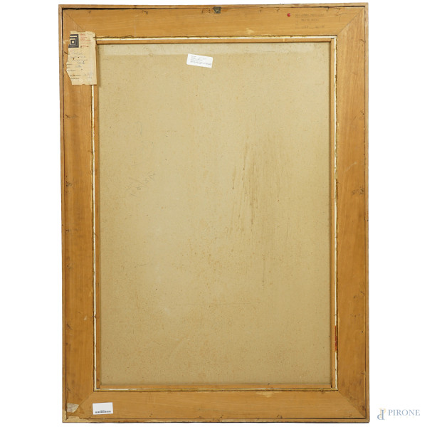 Umberto Mastroianni (Fontana Liri, 1910 – Marino, 1998), Senza titolo, tecnica mista su carta, cm...