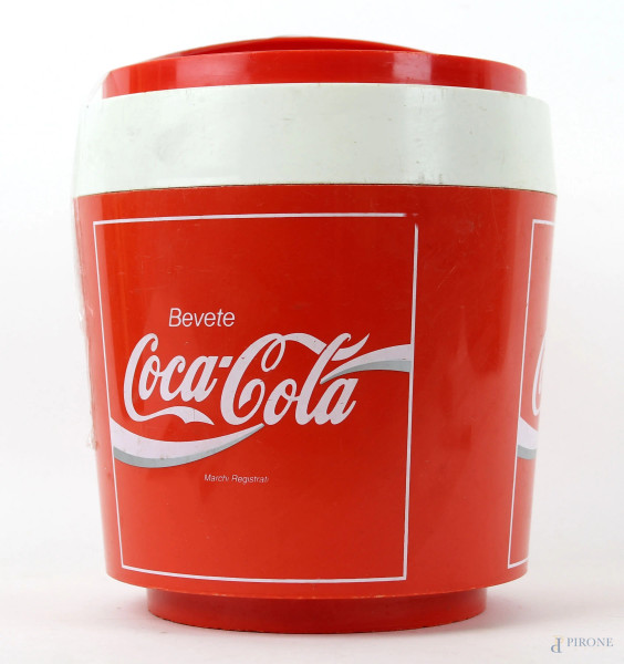 Portaghiaccio Coca-Cola anni '70, cm h23x20, (segni del tempo)