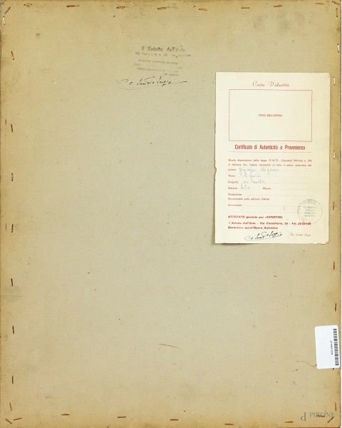 Figura, litografia, cm 44x32, entro cornice.