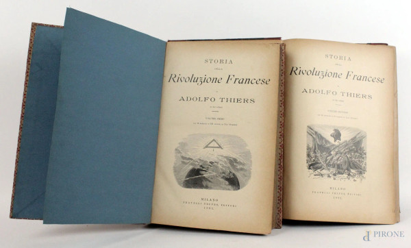 Adolfo Thiers, Storia della Rivoluzione Francese, volumi I-II, 1901