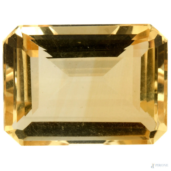 Topazio imperiale, Brasile, ct 16, mm 17x8x13,7x8,5