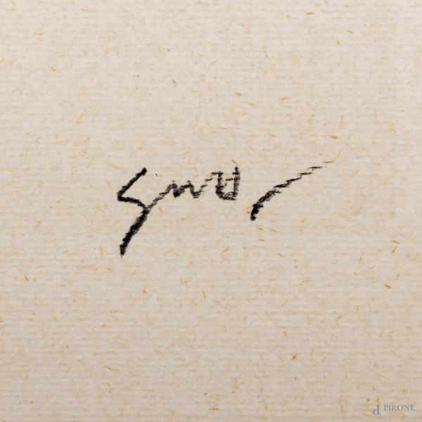 Lotto di 10 prove d'autore di Guttuso, cm 27x22, entro cornici