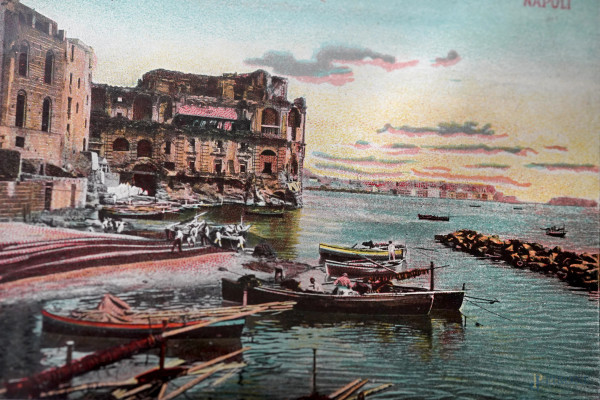 Collezione di 100 cartoline di Napoli