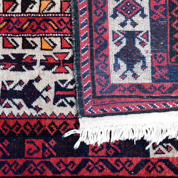 Tappeto, cm 167x81, (difetti)