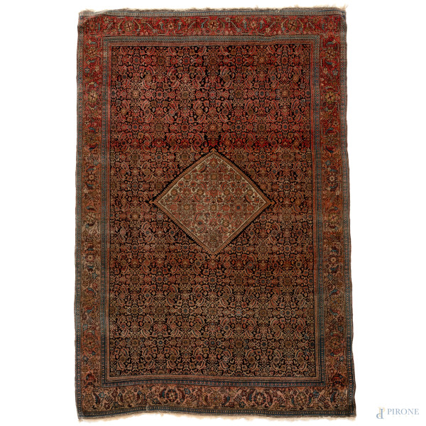 Tappeto Senneh, cm 200x129, (segni di usura, difetti)