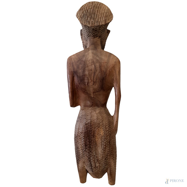 Scultura “Bamana”, Figura maschile di arte coloniale del Mali centro occidentale, inizi del XX se...