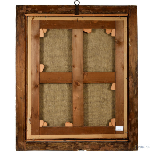 Sant'Anna, olio su tela, cm 87,5x72, entro cornice, XVIII-XIX secolo, (difetti)