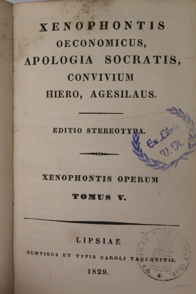 Stereopica dei greci, 1839