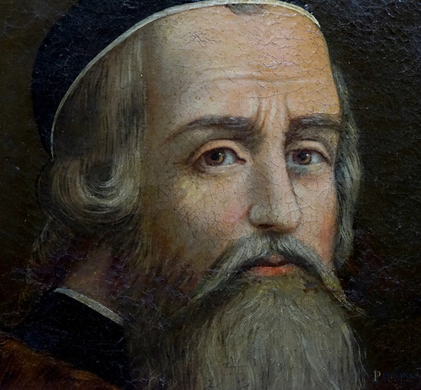 Ritratto di Jan Amos Komenský, XVIII-XIX secolo, olio su tela, cm 63x47, entro cornice