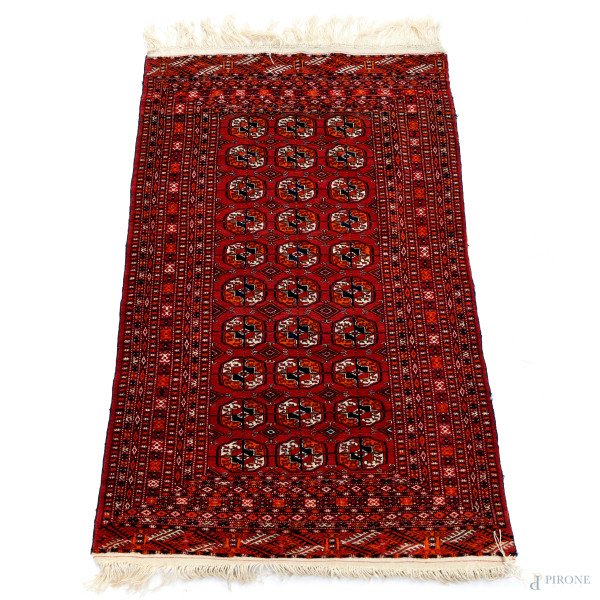 Tappeto, XX secolo, cm 200x110, (segni di usura)