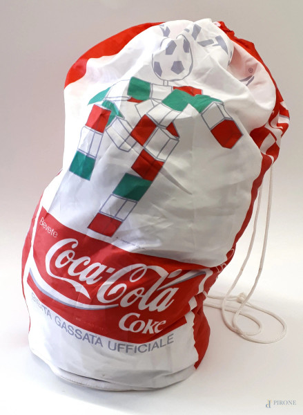 Vintage sacca Coca Cola sponsor Mondiali Italia 90