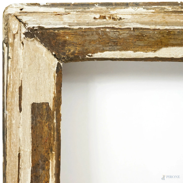 Lotto di 3 cornici diverse, ingombro max cm 54,5x42,5, interno max cm 36,4x48