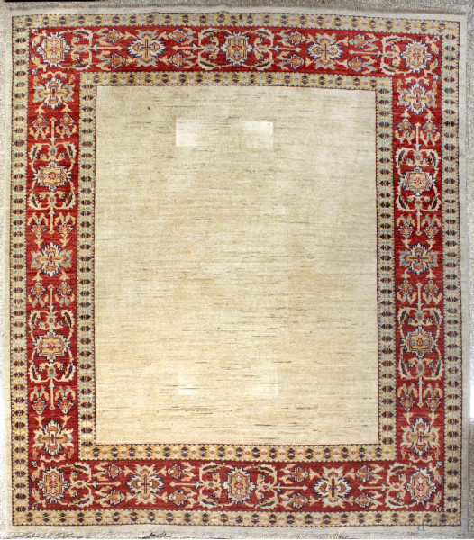 Tappeto persiano in lana, cm. 2020x184.