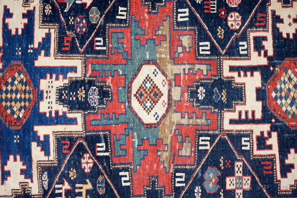 Tappeto persiano, cm 183x124, (difetti)