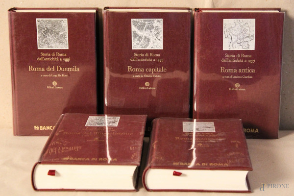 Storia di Roma, volumi 5, Banco di Roma.